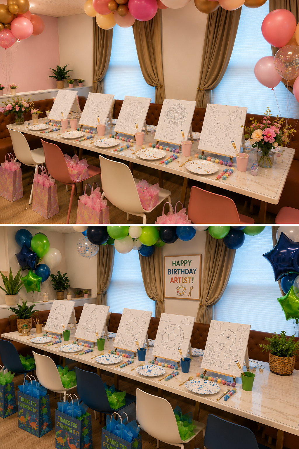 Pizza, Paint & Party Birthday Party Package ($59 pp 10 Guest Minimum)