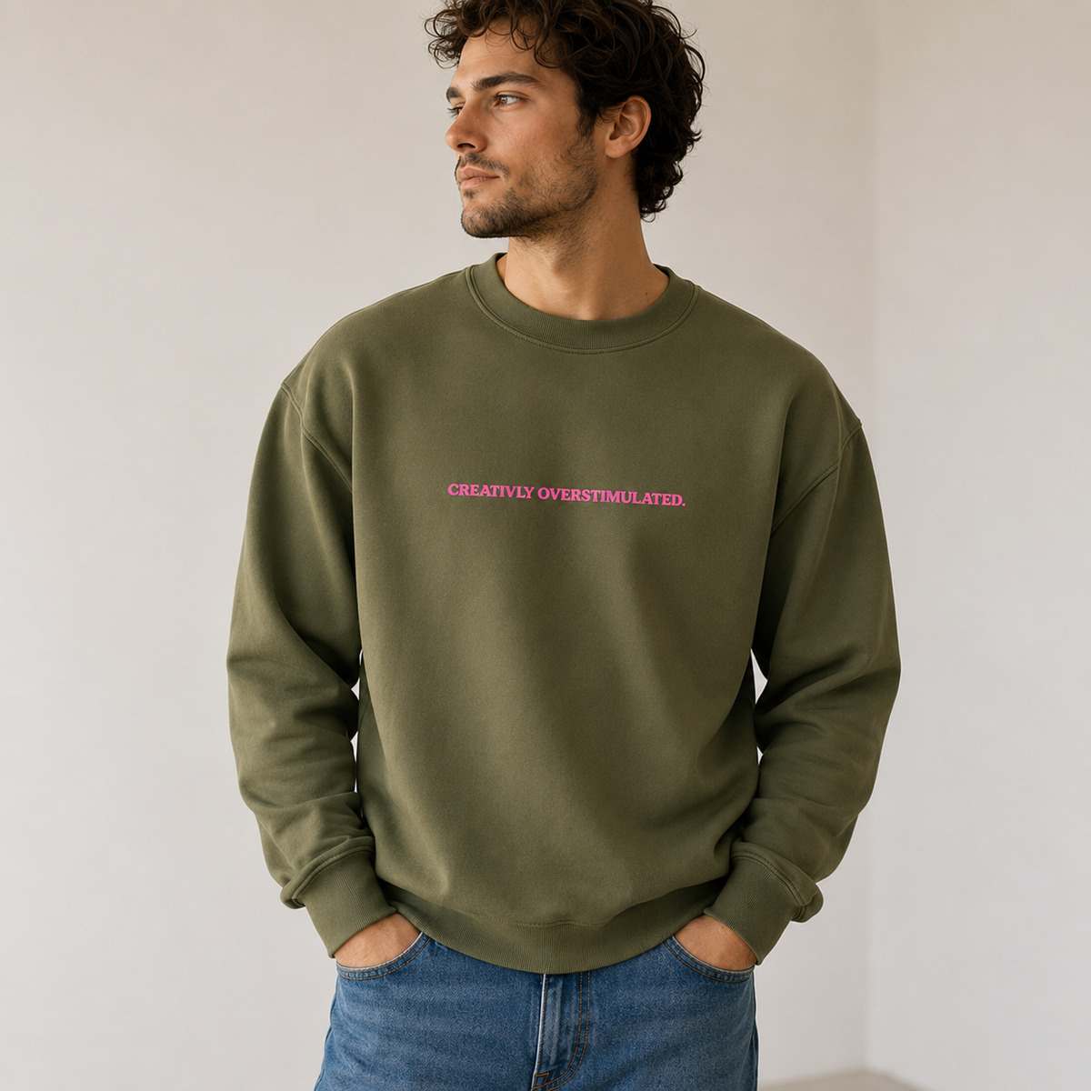 Creatively Overstimulated Oversized Sweatshirt