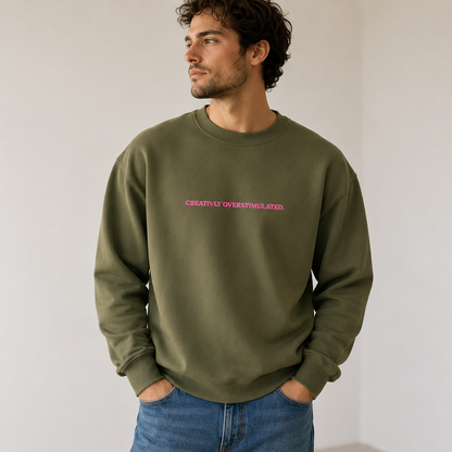 Creatively Overstimulated Oversized Sweatshirt