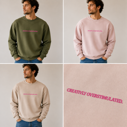 Creatively Overstimulated Oversized Sweatshirt